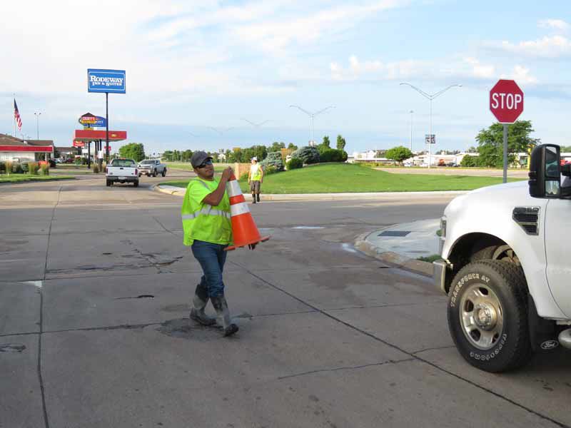 Removing barrier